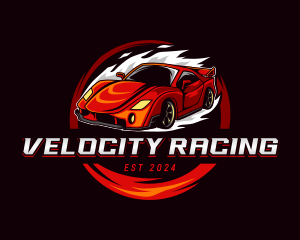 Car Racing Automotive  logo design