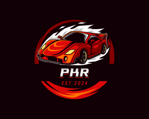 Car Racing Automotive  logo design