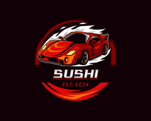 Car Racing Automotive  logo design