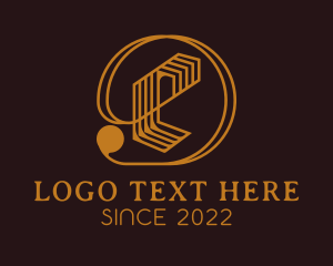 Interior Designer - Interior Designer Letter E logo design