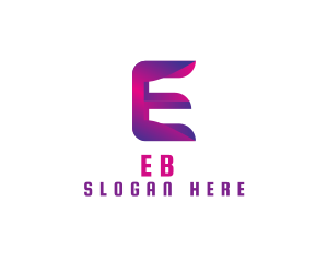 Generic Modern Tech Letter E logo design