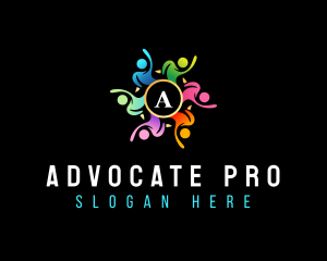 Advocate - Humanitarian Social Community logo design