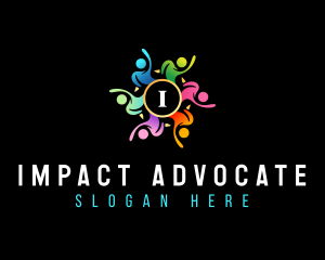 Advocate - Humanitarian Social Community logo design
