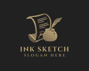 Paper Pen Ink  logo design