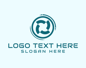 Streamer - Flow System Tech logo design