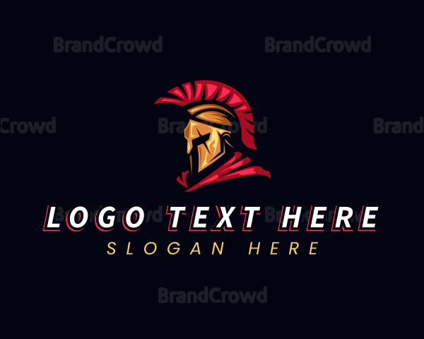 Spartan Warrior Helmet Logo