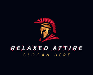 Spartan Warrior Helmet logo design