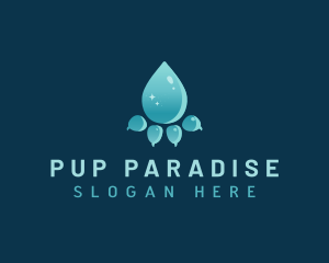 Pet Paw Groomer logo design