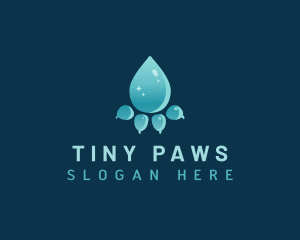 Pet Paw Groomer logo design