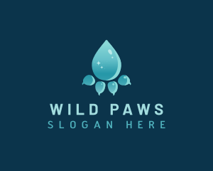 Pet Paw Groomer logo design