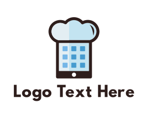 Phone - Chef Hat Mobile Apps logo design