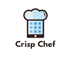 Chef Hat Mobile Apps logo design