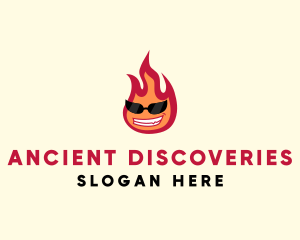 Hot Burning Flame logo design