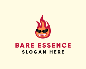 Hot Burning Flame logo design