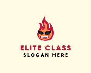 Hot Burning Flame logo design