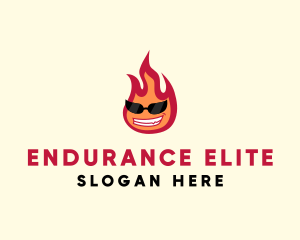 Hot Burning Flame logo design