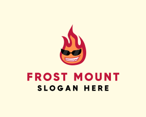 Hot Burning Flame logo design