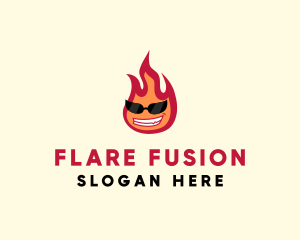 Flare - Hot Burning Flame logo design