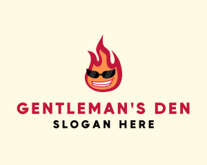 Hot Burning Flame logo design