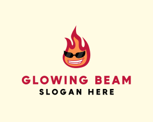 Hot Burning Flame logo design