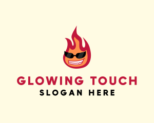 Hot Burning Flame logo design