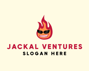 Hot Burning Flame logo design