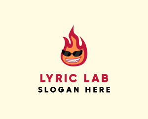 Hot Burning Flame logo design