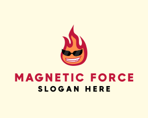 Hot Burning Flame logo design