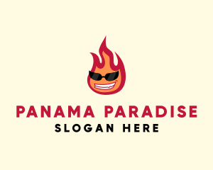 Hot Burning Flame logo design