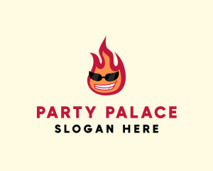 Hot Burning Flame logo design