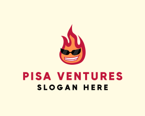 Hot Burning Flame logo design