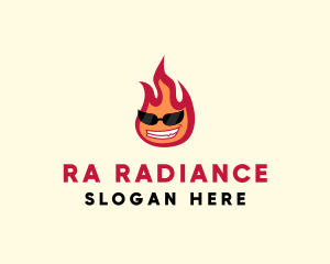 Hot Burning Flame logo design