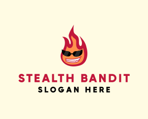 Hot Burning Flame logo design