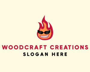 Hot Burning Flame logo design