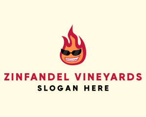 Hot Burning Flame logo design