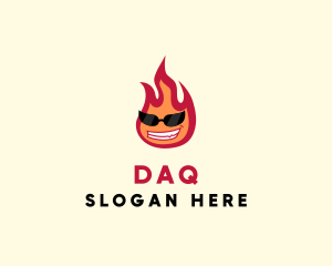 Grill - Hot Burning Flame logo design