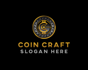 Coin - Crypto Coin Investment logo design