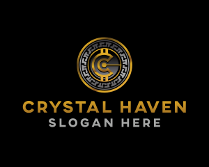 Crypto Coin Investment logo design