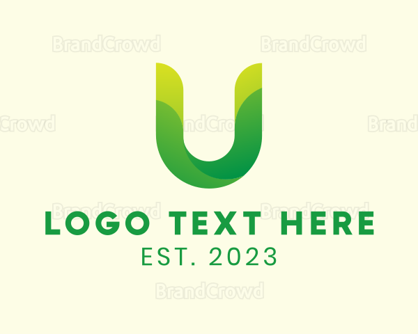 Natural Letter U Logo