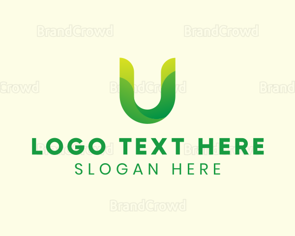 Natural Letter U Logo