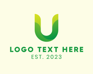 Natural - Natural Letter U logo design