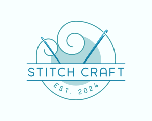 Sew - Needle Tailor Sewing logo design