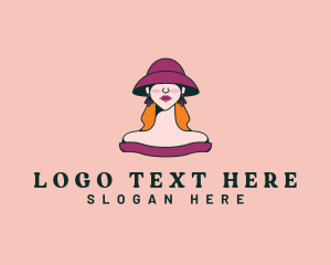 Hat - Stylish Fashion Woman logo design