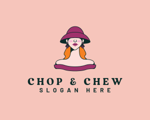 Hat - Stylish Fashion Woman logo design