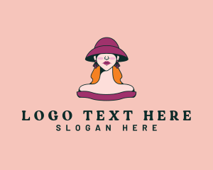 Stylish Fashion Woman Logo