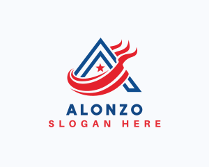 American Flag Campaign logo design