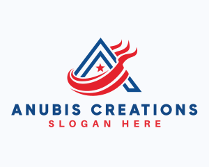 American Flag Campaign logo design