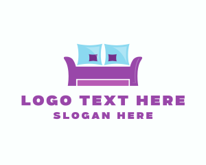 Cushion - Living Room Couch Furniture logo design