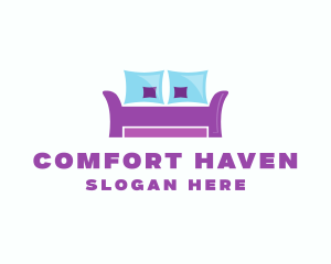 Cushion - Living Room Couch Furniture logo design