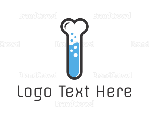 Test Tube Bone Logo